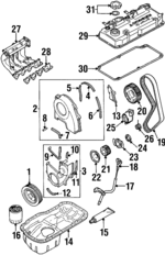 MD191982 - Engine: Timing Belt for Mitsubishi: Mirage Image