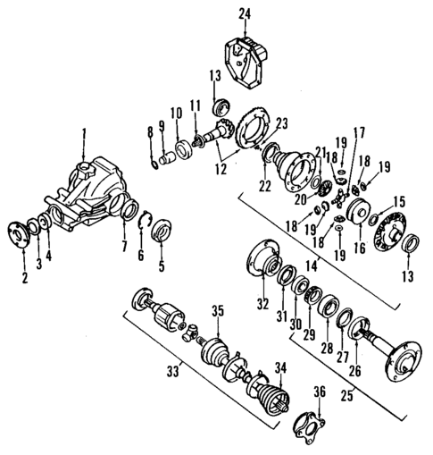 Rear Axle for 1993 Dodge Stealth #0