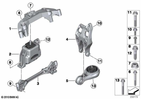 Engine Suspension for 2011 Mini JCW ALL4 #0