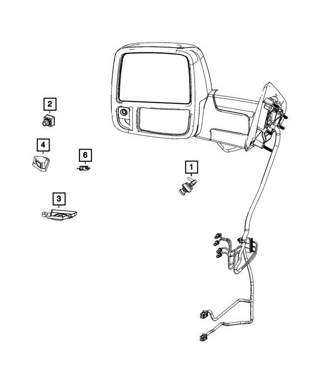 68506525AA - Electrical: Camera, Left for Mopar Image