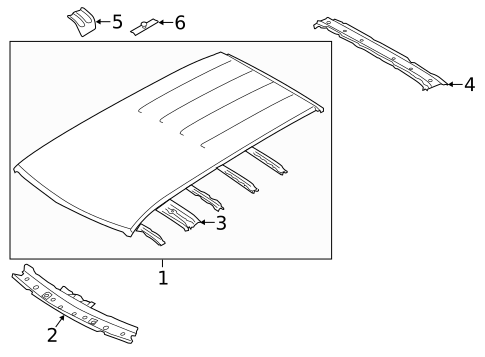 Roof & Components for 2017 Subaru Forester #0