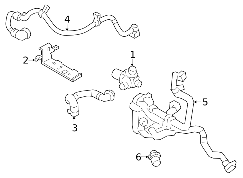 Coolant Lines for 2019 Jaguar I-Pace #0