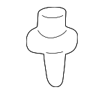 11589290 - Body: Cowl Grille Retainer for GM Image