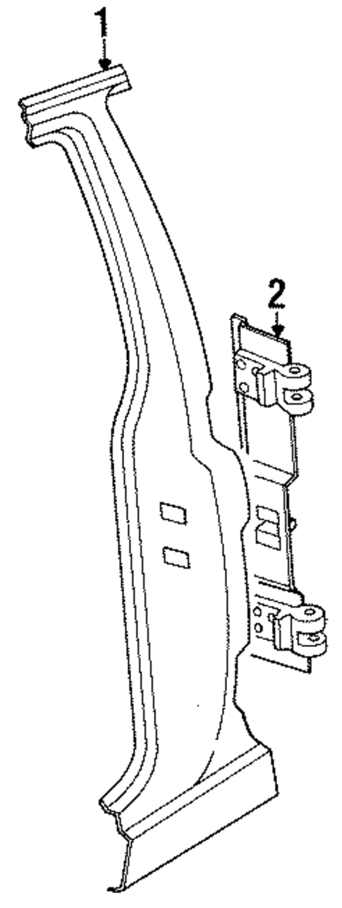 Center Pillar for 1984 Isuzu I-Mark #0