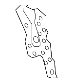 8621152240 - Body: AM/FM CD Mount Bracket for Scion: xD Image