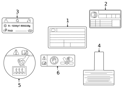 Labels for 2025 Hyundai Sonata #0
