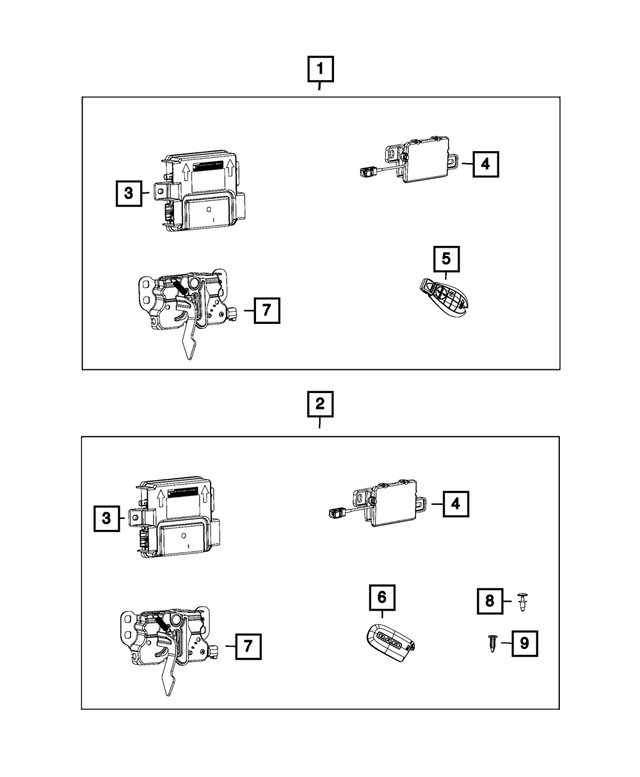 68213679AG - Mopar Accessories - Component Parts: Hub Receiver for Mopar Image image