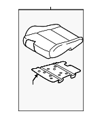 88104D3300RTF - : Cushion Assembly for Hyundai: Tucson Image