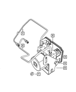 52124729AD - Brakes: Master Cylinder To Hcu Tube Assembly, Brake for Mopar Image