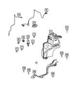 68384283AB - Electrical: Windshield Washer Reservoir for Mopar Image