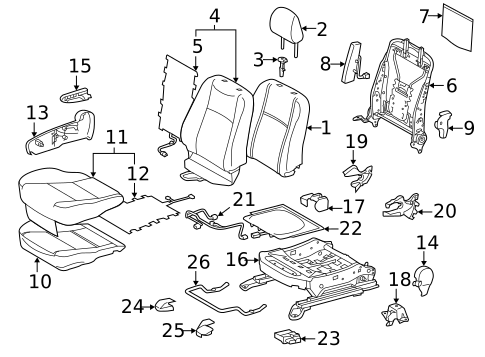 Heated Seats for 2012 Toyota Prius C #1