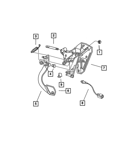 Clutch Pedals for 2001 Dodge Stratus #0