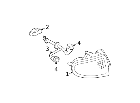 Tail Lamps for 2001 Buick Century #0
