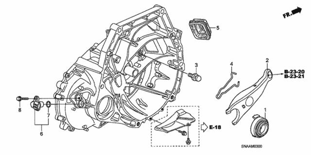 MT Clutch Release (1.8L) for 2009 Honda Civic #0