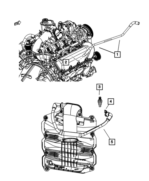 Crankcase Ventilation for 2010 Dodge Ram 1500 #0