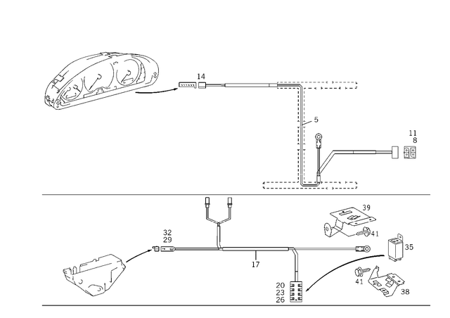 2024405508 - Electrical Equipment and Instruments: Wiring Harness for Mercedes-Benz: C230 Image image
