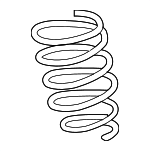 MR589320 - Suspension: Coil Spring for Mitsubishi: Endeavor Image