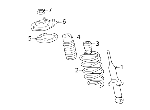 Struts & Components for 2004 Mitsubishi Endeavor #1