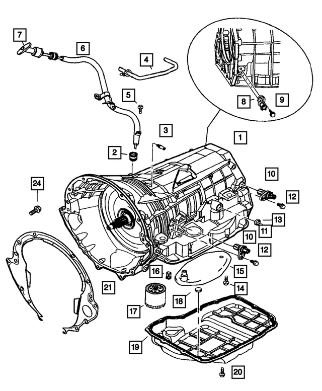 4799662 - : Mopar Filter Transmission Oil for Mopar Image