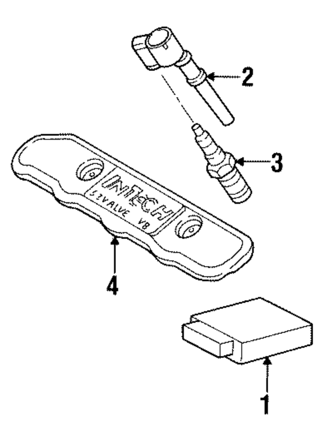 AWSF32EF4 - : Spark Plug for Ford: Mustang | Lincoln: Continental Image