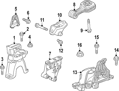 Engine & Trans Mounting for 2024 Acura Integra #0