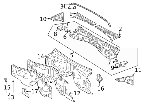 Cowl for 2000 Lexus LX470 #0