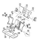 68519329AA - Interior Trim: Seat Belt Bezel for Mopar Image