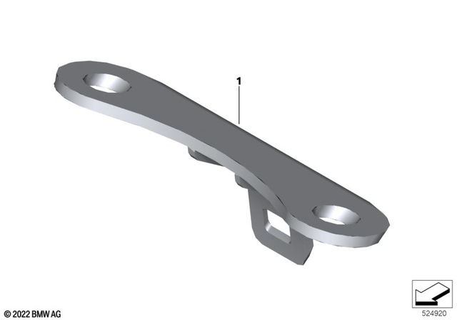 61137677466 - General Electrical System: Holder -  for BMW-Motorrad Image