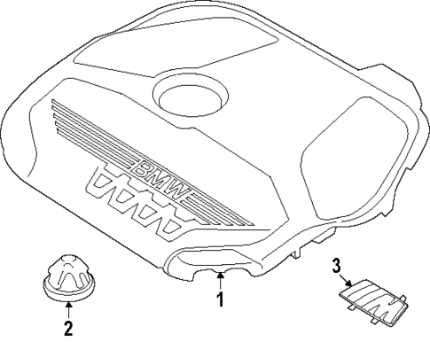 Engine Appearance Cover for 2025 BMW 228 xDrive Gran Coupe #0