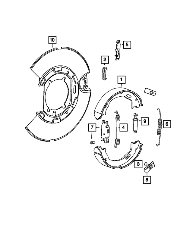 5290853AB - Brakes: Shim for Mopar Image
