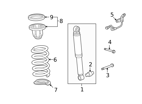 Shocks & Components for 2009 Acura MDX #0
