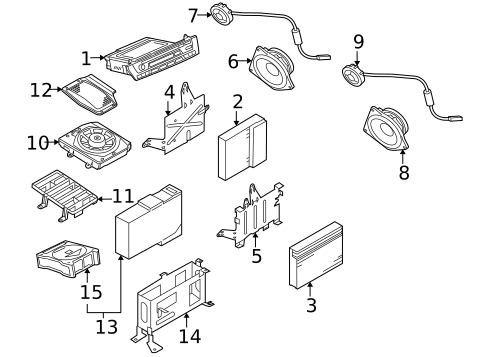 Sound System for 2010 BMW X3 #0