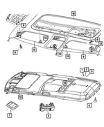 5137542AA - Interior Trim: Headliner for Mopar Image