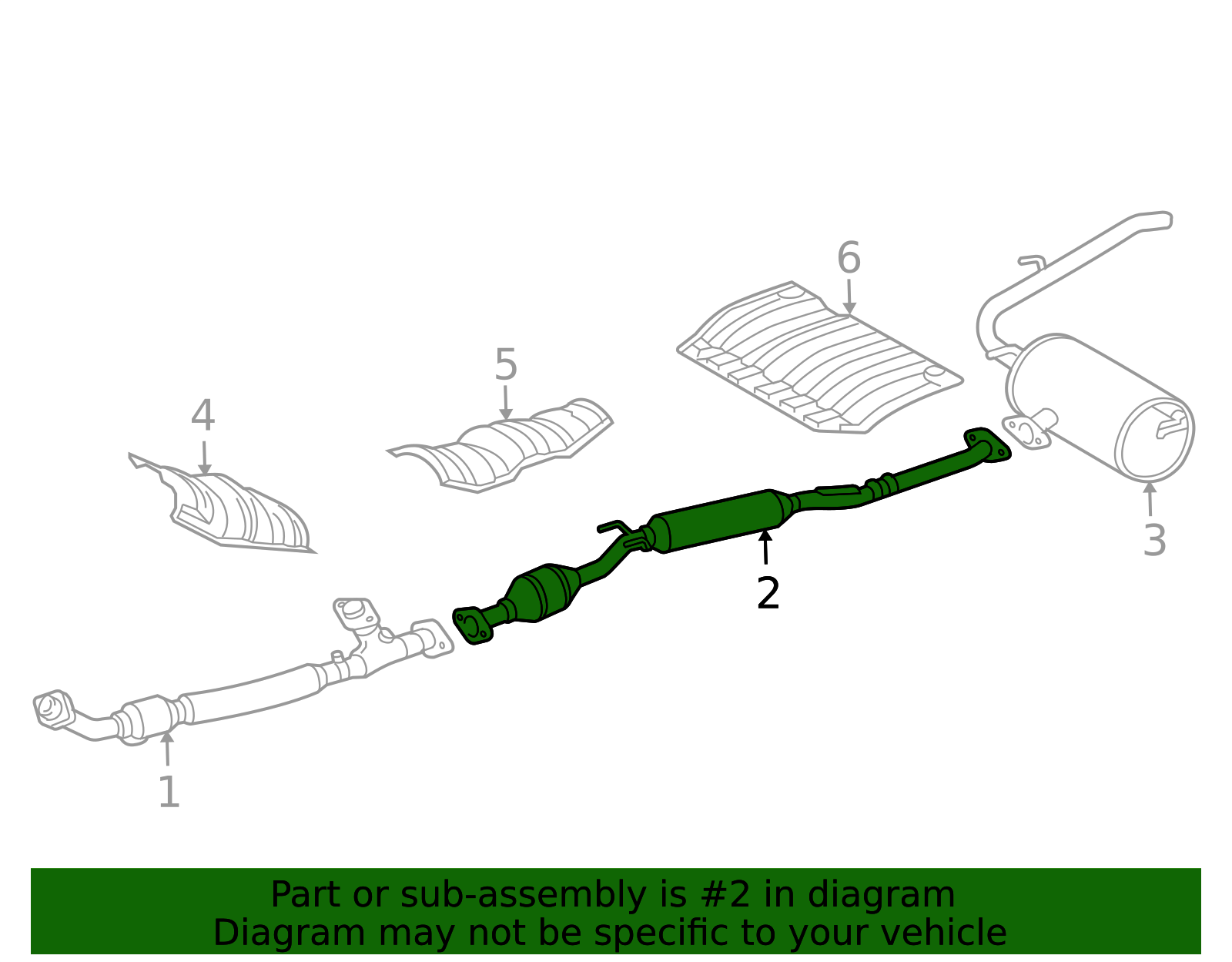 17420-0A252 - Exhaust Pipe 2004-2006 Toyota Sienna | Longo Toyota Parts