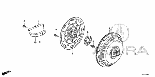 Torque Converter for 2017 Acura TLX #0
