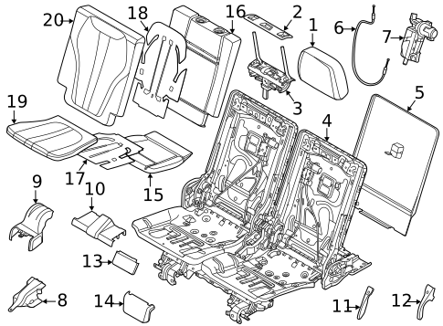 Third Row Seats for 2021 BMW X7 #0