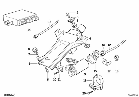 Steering Column for 1992 BMW 740i #1