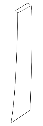 86363B2000 - Body: Black Out Tape for Kia: Soul, Soul EV Image