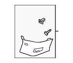 20979845 - Body: Rear Pillar Trim for Chevrolet: Traverse Image