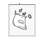 25928441 - Body: Lock Pillar Trim for Chevrolet: Traverse Image