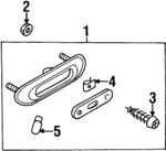 710904200 - : Side Marker Lamp Screw for Isuzu Image