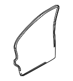 YS4Z6120708BA - Body: Weatherstrip for Ford: Focus Image