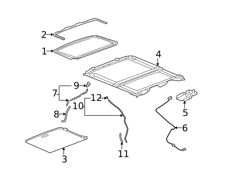 Sunroof for 2010 Buick Lucerne #0
