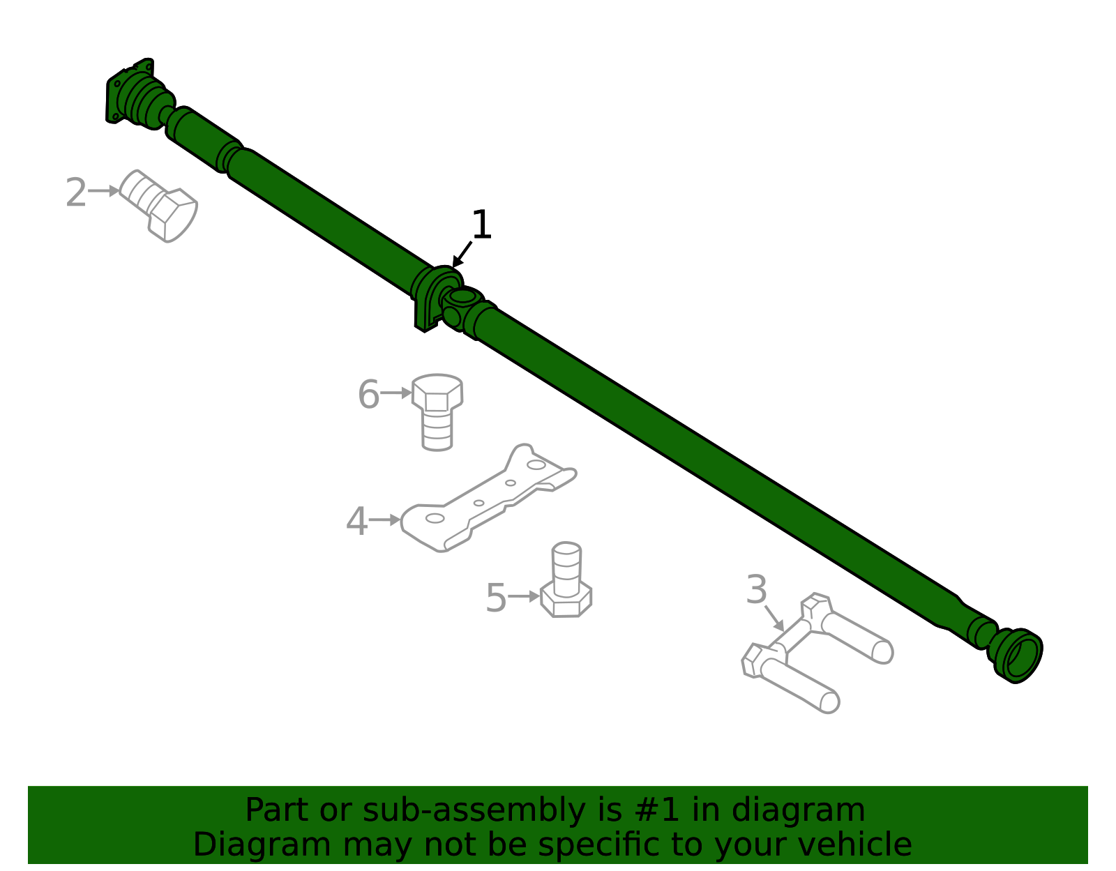 2014-2019 Ford Drive Shaft FG1Z-4R602-A | TascaParts.com