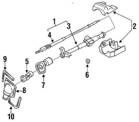 Shaft & Internal Components for 1991 Nissan Sentra #0