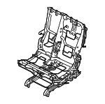 64323XC01A - Body: Seat Frame for Subaru Image