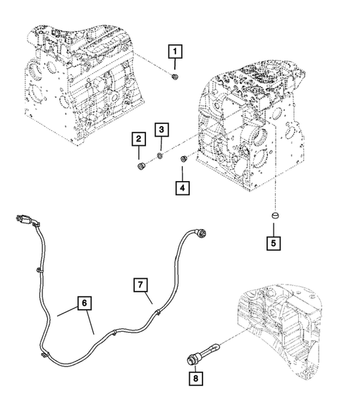 Cylinder Block for 2007 Dodge Ram 2500 #0