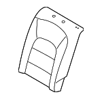 89360B0500K5L - : Seat Back Cover for Kia Image