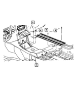 5175384AC - Instrument Panel and Radios and Consoles: Forward Console for Mopar Image