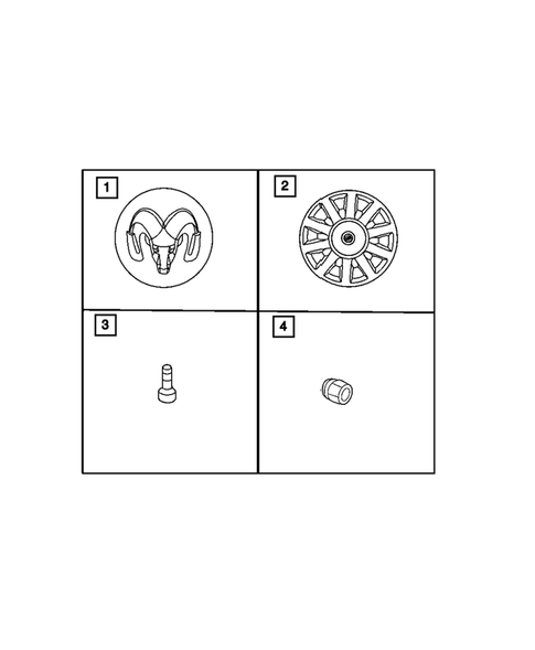 Wheel Covers and Center Caps for 2007 Dodge Caliber #0